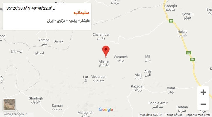 روستای سلیمانیه بر روی نقشه
