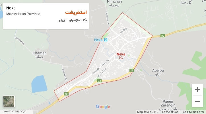 دهستان استخرپشت بر روی نقشه