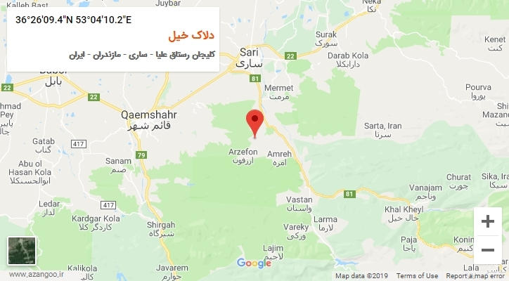 روستای دلاک خیل بر روی نقشه
