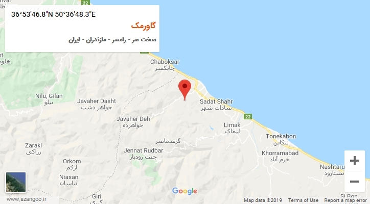 روستای گاورمک بر روی نقشه