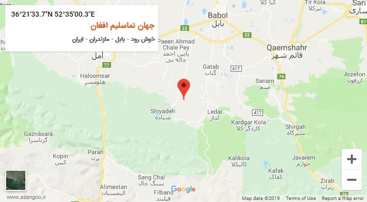 روستای جهان نماسلیم افغان بر روی نقشه