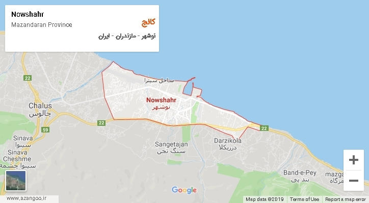 دهستان کالج بر روی نقشه