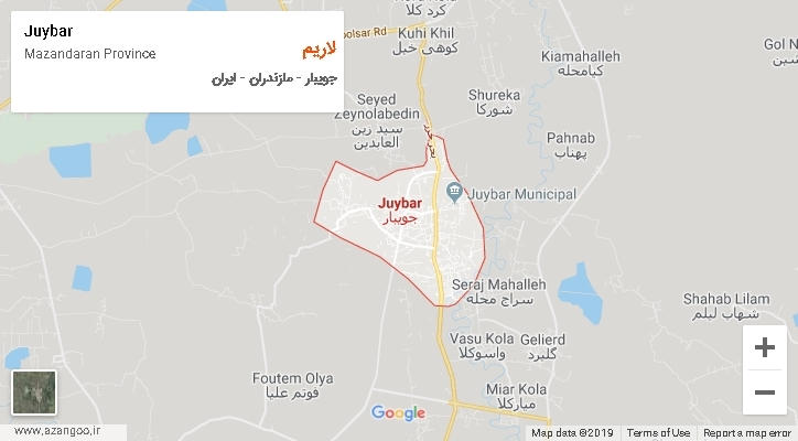دهستان لاریم بر روی نقشه