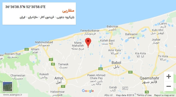 روستای منقارپی بر روی نقشه