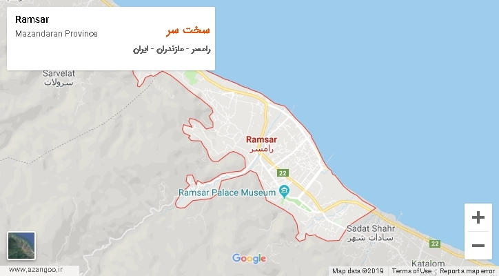 دهستان سخت سر بر روی نقشه