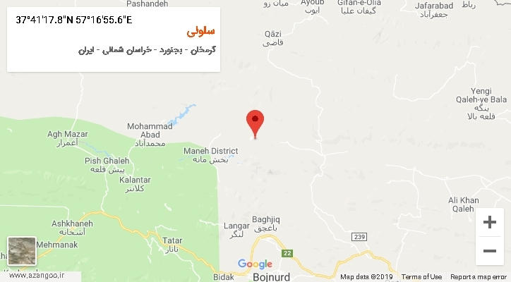 روستای سلولی بر روی نقشه