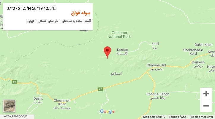 روستای سوله قواق بر روی نقشه