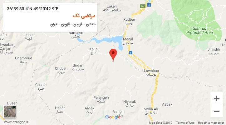 روستای مرتضی نک بر روی نقشه