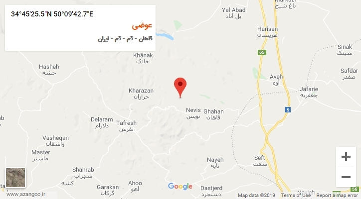 روستای عوضی بر روی نقشه