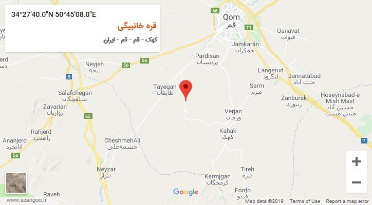 روستای قره خانبیگی بر روی نقشه