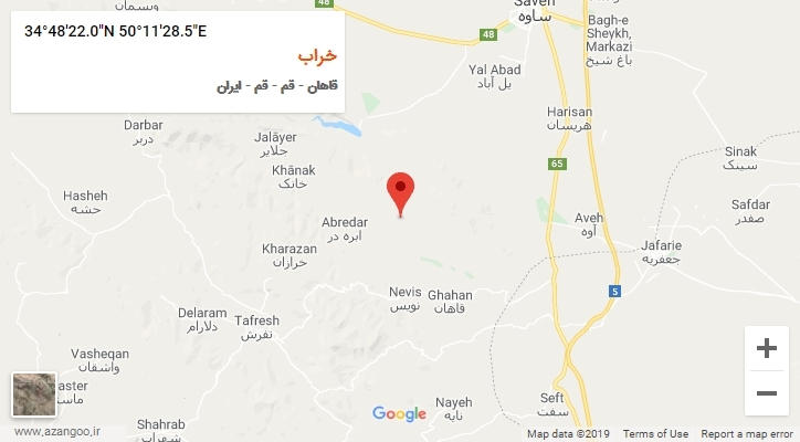 روستای خراب بر روی نقشه
