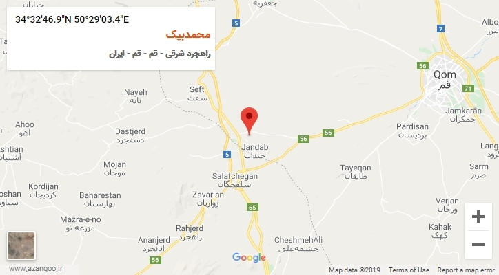 روستای محمدبیک بر روی نقشه