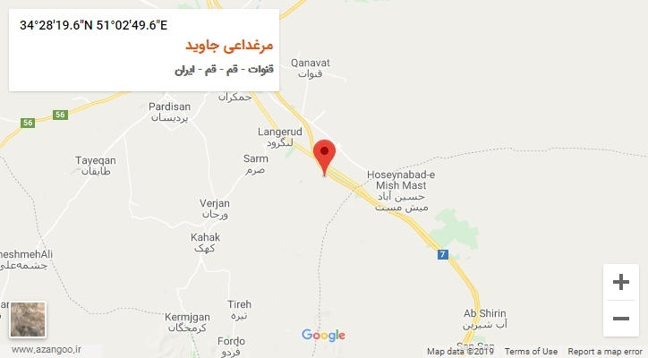 روستای مرغداعی جاوید بر روی نقشه