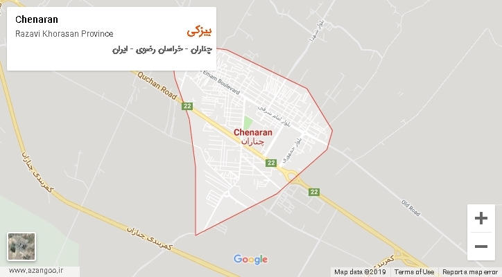 دهستان بیزکی بر روی نقشه