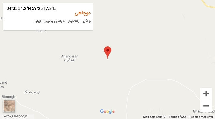 روستای دوچاهی بر روی نقشه
