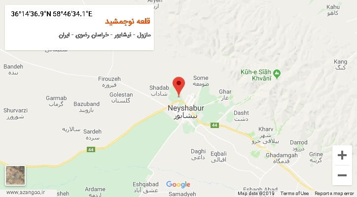 روستای قلعه نوجمشید بر روی نقشه