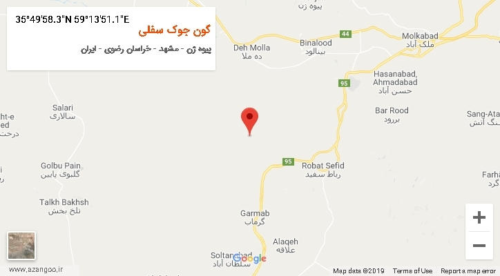 روستای گون جوک سفلی بر روی نقشه