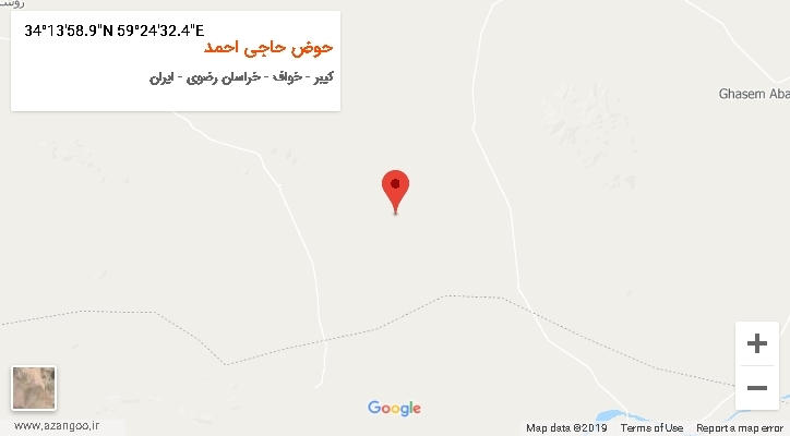 روستای حوض حاجی احمد بر روی نقشه