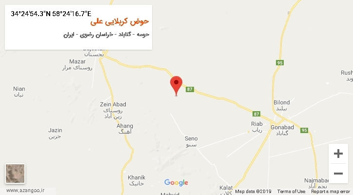 روستای حوض کربلایی علی بر روی نقشه