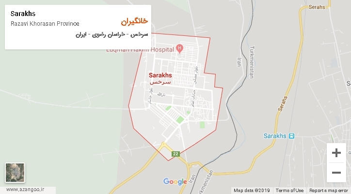 دهستان خانگیران بر روی نقشه