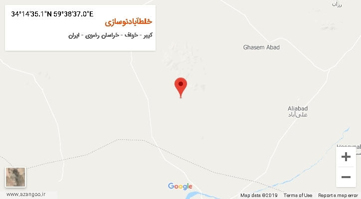 روستای خلطآبادنوسازی بر روی نقشه