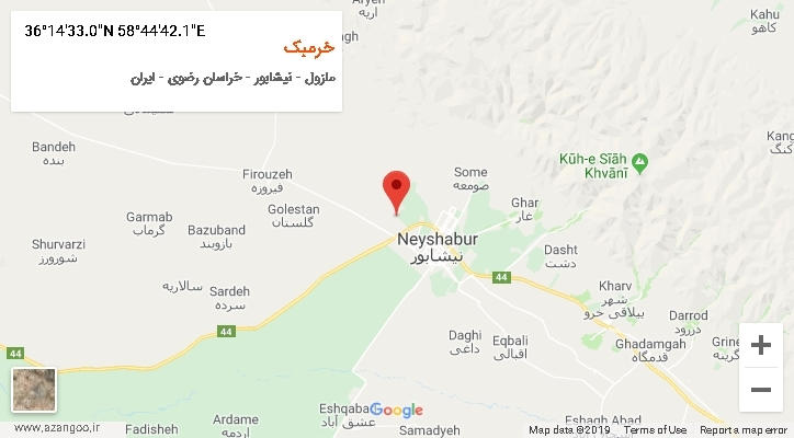 روستای خرمبک بر روی نقشه