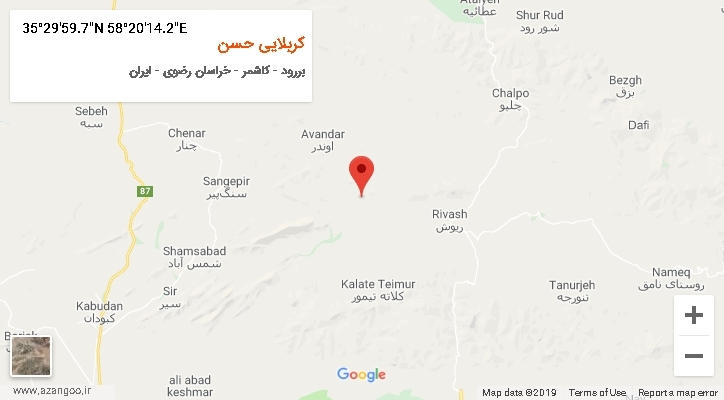روستای کربلایی حسن بر روی نقشه