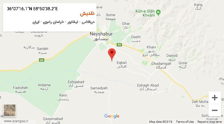 روستای نقدبش بر روی نقشه