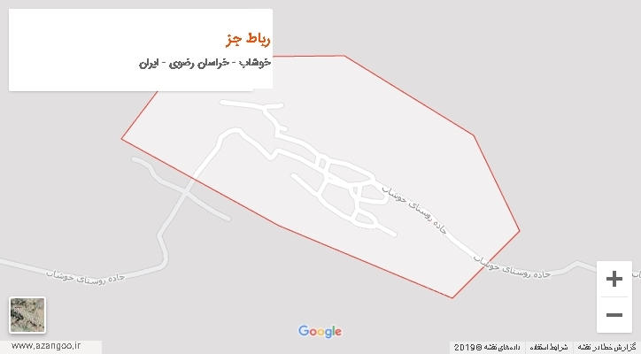 دهستان رباط جز بر روی نقشه