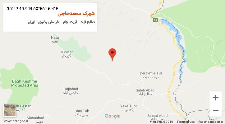 روستای شهرک محمدحاجی بر روی نقشه