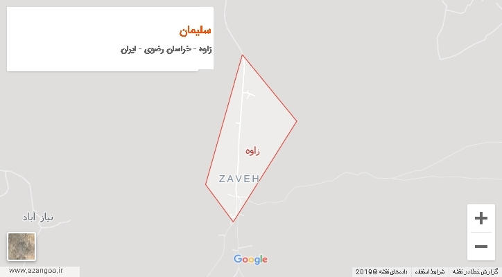 دهستان سلیمان بر روی نقشه