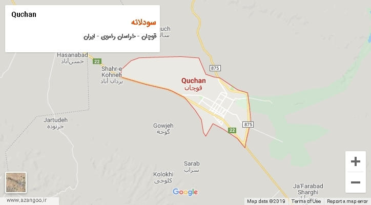 دهستان سودلانه بر روی نقشه