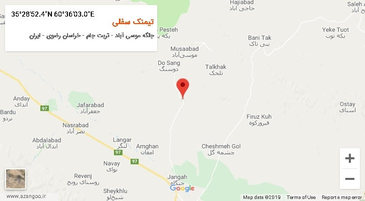 روستای تیمنک سفلی بر روی نقشه