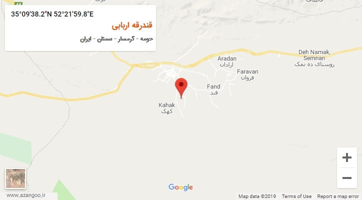 روستای قندرقه اربابی بر روی نقشه