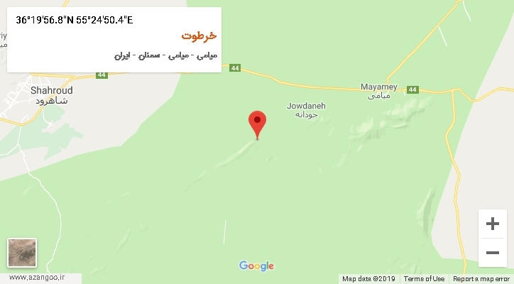 روستای خرطوت بر روی نقشه