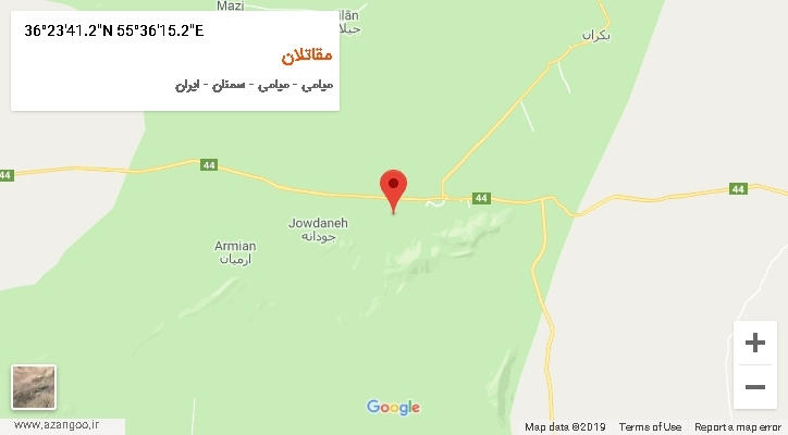 روستای مقاتلان بر روی نقشه