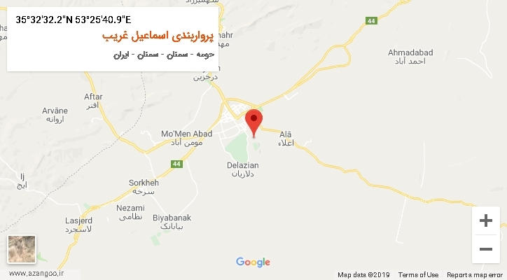روستای پرواربندی اسماعیل غریب بر روی نقشه