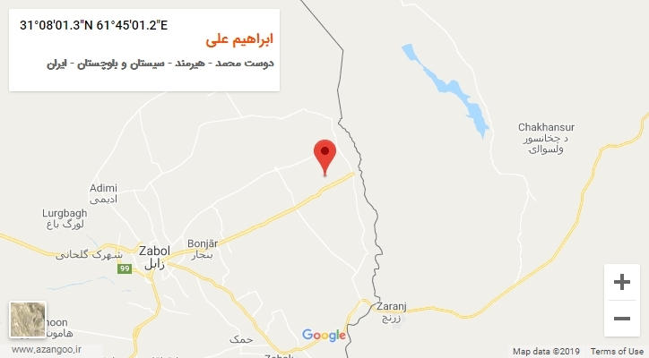 روستای ابراهیم علی بر روی نقشه