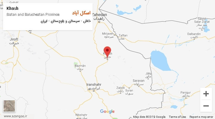 دهستان اسکل آباد بر روی نقشه