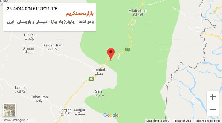 روستای بازارمحمدکریم بر روی نقشه