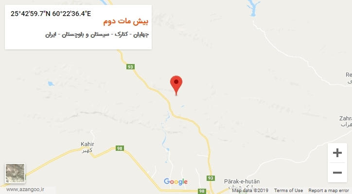 روستای بیش مات دوم بر روی نقشه