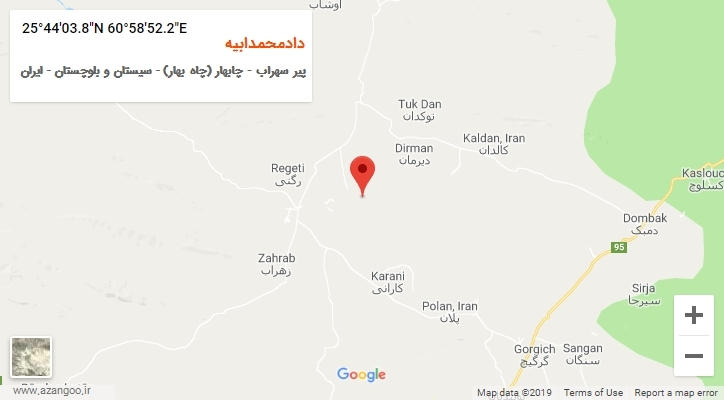 روستای دادمحمدابیه بر روی نقشه