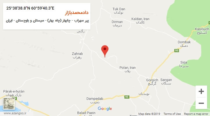 روستای دادمحمدبازار بر روی نقشه