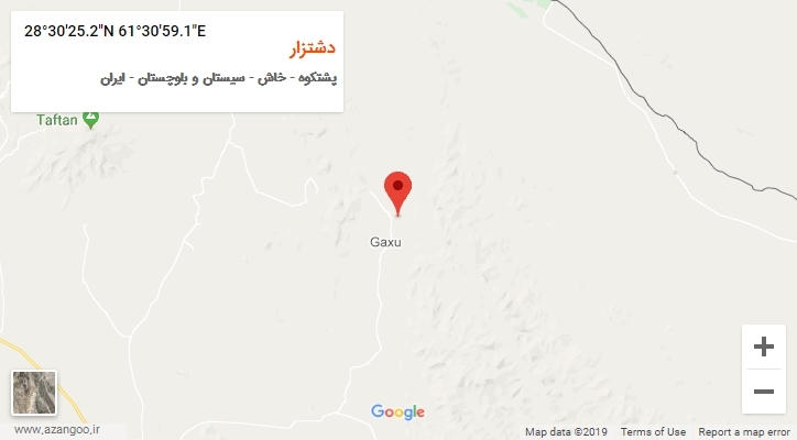 روستای دشتزار بر روی نقشه