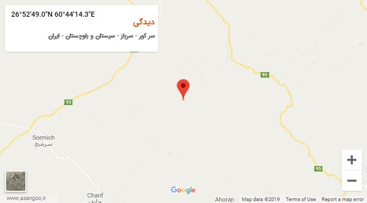روستای دیدگی بر روی نقشه