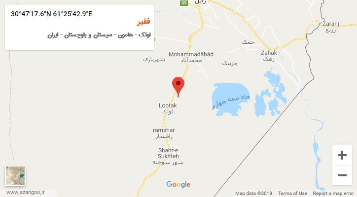 روستای فقیر بر روی نقشه