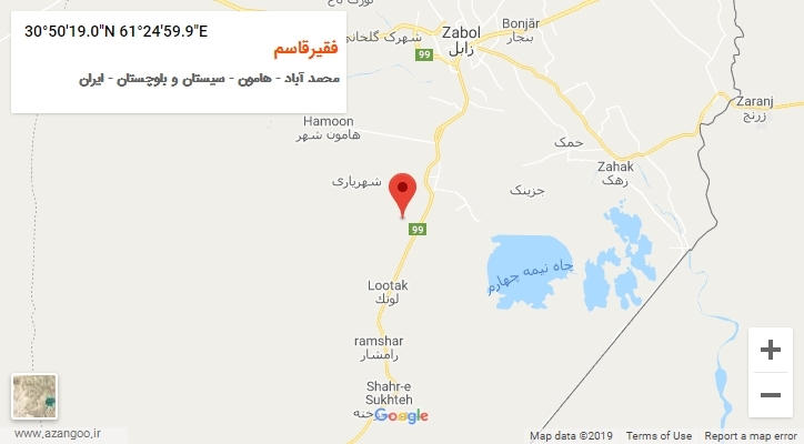 روستای فقیرقاسم بر روی نقشه