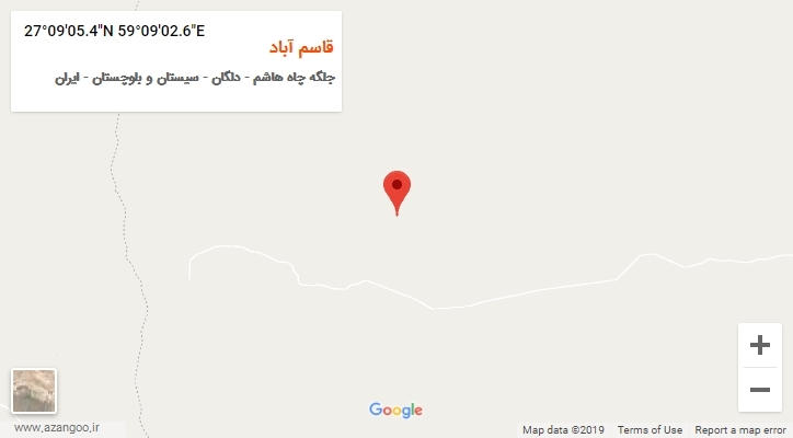 روستای قاسم آباد بر روی نقشه
