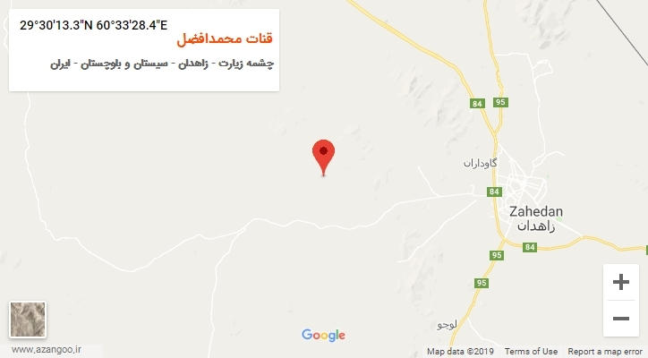 روستای قنات محمدافضل بر روی نقشه