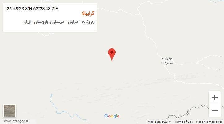 روستای گراپبالا بر روی نقشه